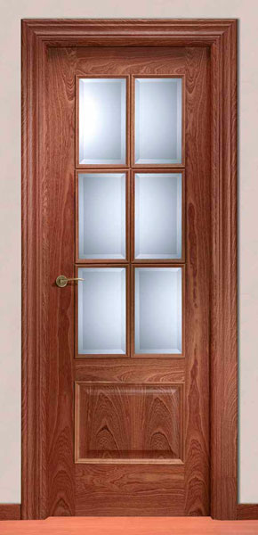 Puerta Interior Clásica Modelo Clásica 12-6VM| MM-Carpinteria.com