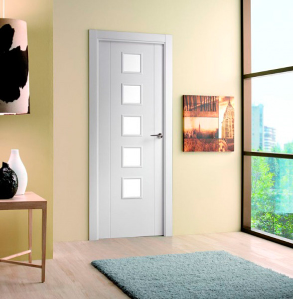 Puerta lacada blanca Lacada 8200-v5